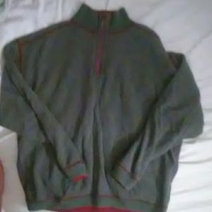 Tommy Bahama zip neck reverable sweat shirt sz L